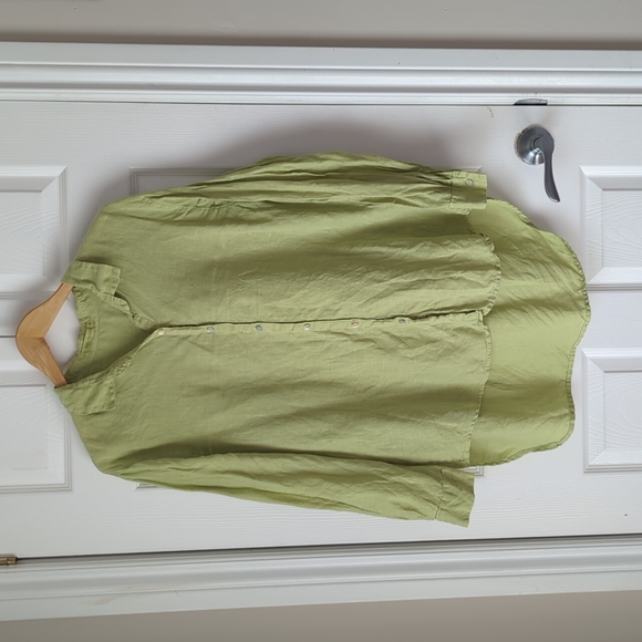 cut loose Tops - 💚 Cut Loose Linen Shirt